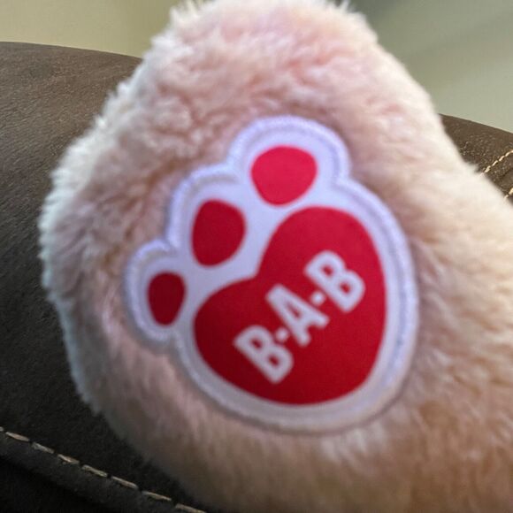 Build A Bear Asthma (BAB) Allergy Friendly Teddy Bear Plush 11" Tan White - Picture 3 of 5